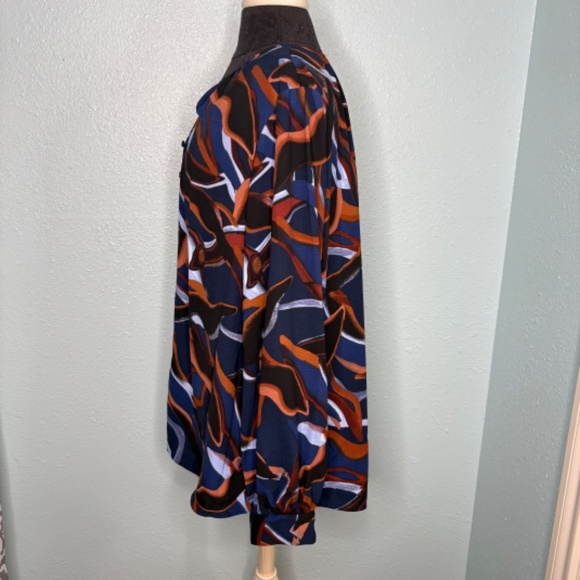 Nine West Mid-Century Modern Blouse - Picture 2 of 12